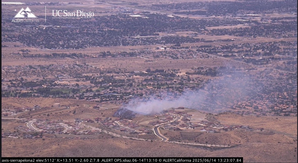 Fire is at 5 acres in light to medium fuels. Aircraft enroute. This will be known as the OlgaFirePalmdale Ca 