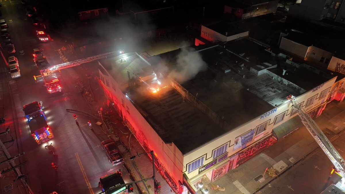 40 minutes into incident. The Incident Commander reports that conditions are improving. Approximately 45 firefighters in scene right now. No reports of injuries at this time.Crews are working a 2 Alarm structure fire in 3700 block of International Blvd