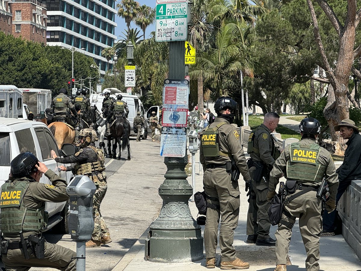 Hundreds of federal agents and military as a massive federal immigration enforcement operation is underway in the MacArthur Park area of the sanctuary city of Los  Angeles, an area with heavy MS-13 influence. Mayor Bass has demanded raids stop, Feds respond