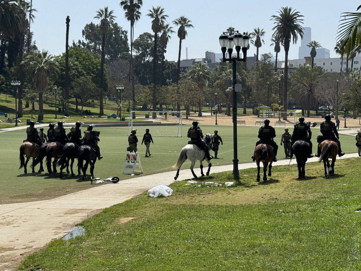 Hundreds of federal agents and military as a massive federal immigration enforcement operation is underway in the MacArthur Park area of the sanctuary city of Los  Angeles, an area with heavy MS-13 influence. Mayor Bass has demanded raids stop, Feds respond