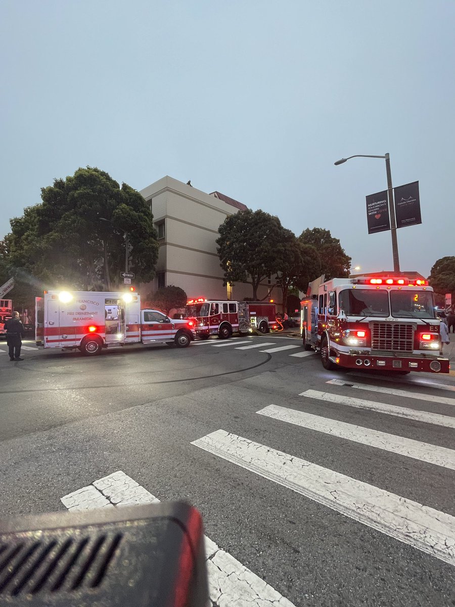 1-ALARM FIRE  1201 Golden Gate Avenue 5-Story Multi-Residential Building**  San Francisco firefighters are currently on scene at a one-alarm structure fire at 1201 Golden Gate Avenue, a five-story multi-residential complex. 