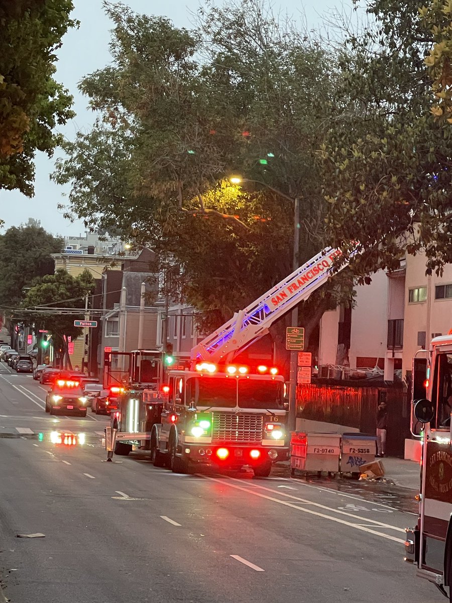 1-ALARM FIRE  1201 Golden Gate Avenue 5-Story Multi-Residential Building**  San Francisco firefighters are currently on scene at a one-alarm structure fire at 1201 Golden Gate Avenue, a five-story multi-residential complex. 