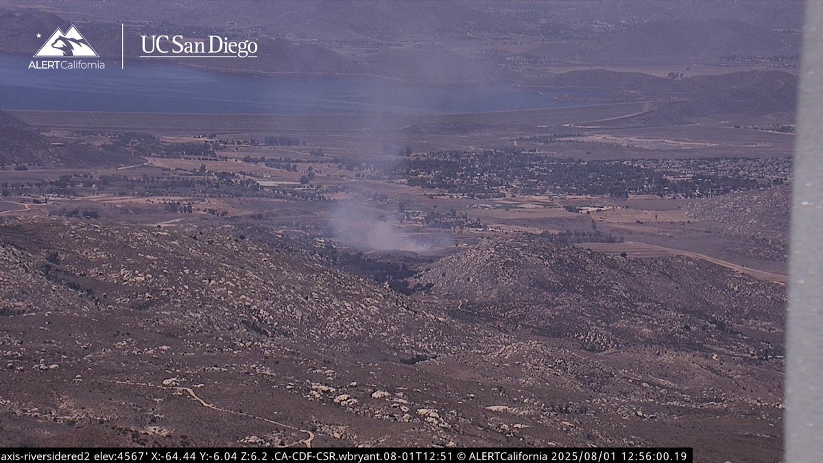 Cactus The Fire is 2 acres, Moderate Rate of Spread, Potential for 20 acres.New Brush Fire Cactus Valley Road, Hemet, Riverside County