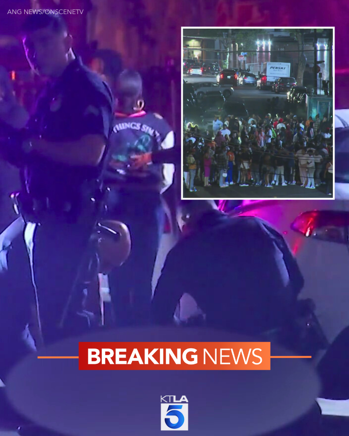 A total of eight people were shot after a party in downtown Los Angeles overnight, and police say two of them are dead