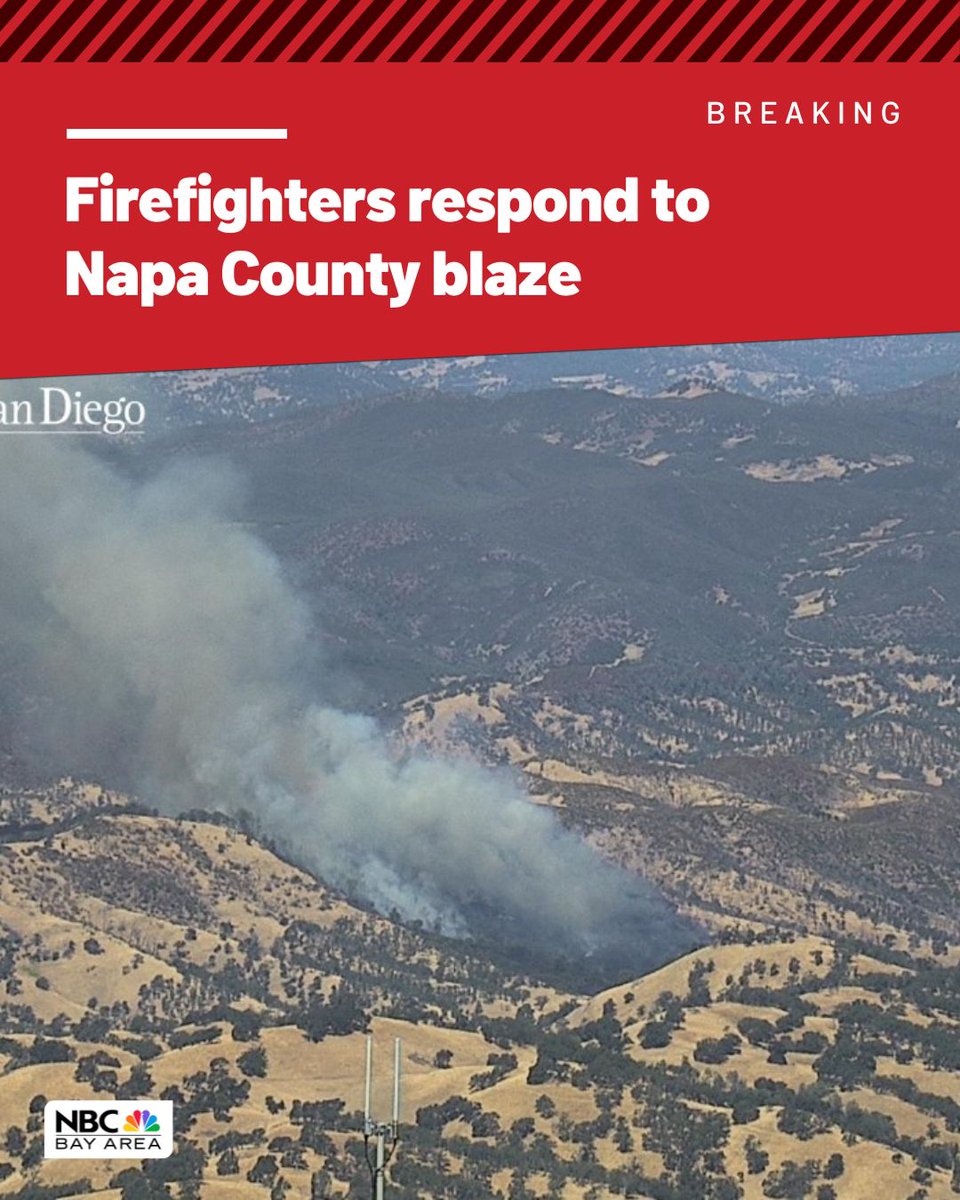 Brush fire burns about 50 acres north of Lake Berryessa in Napa County, Cal Fire says