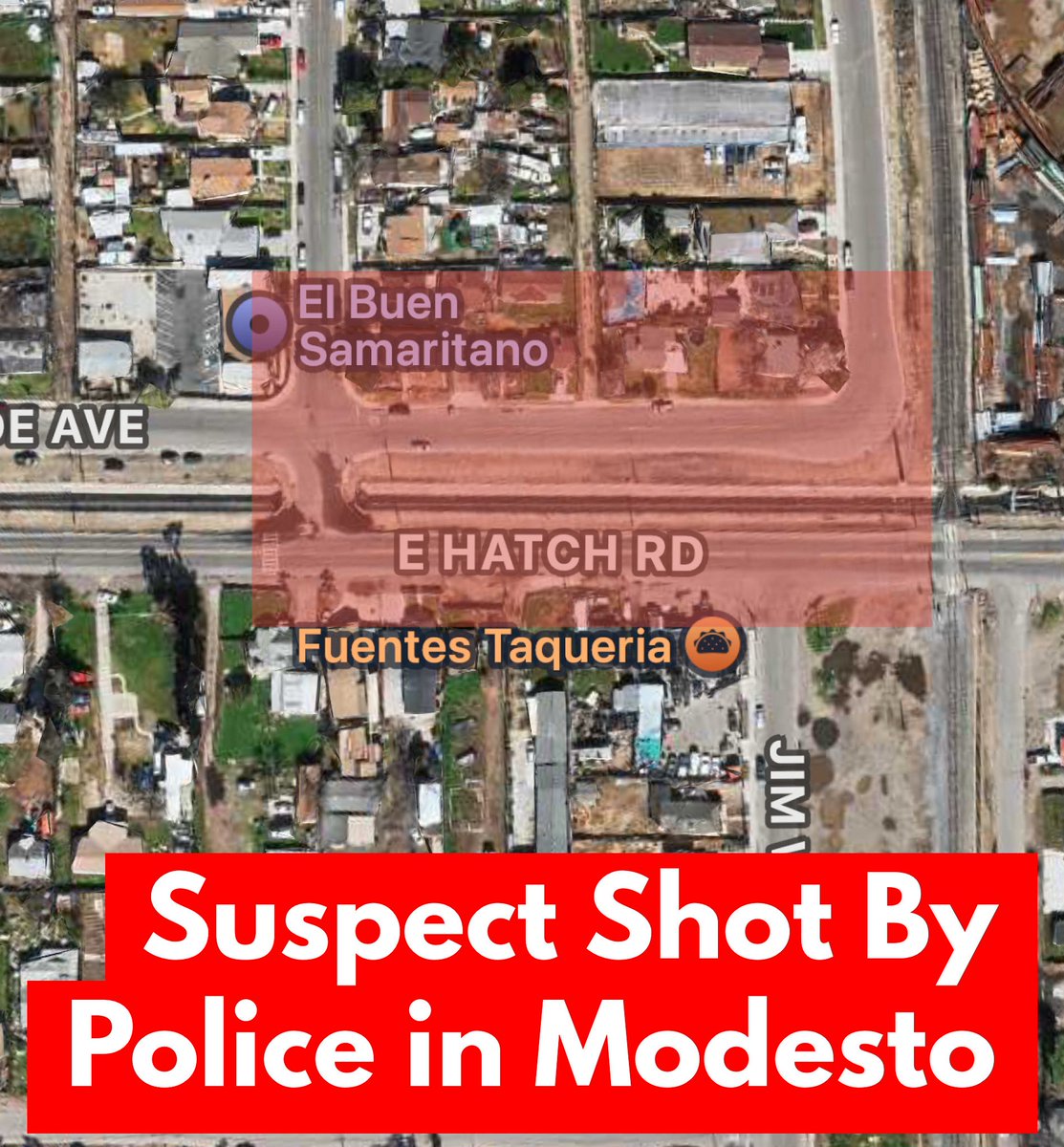 Modesto Police Department officers were dispatched to the 1700 block of Boulder Avenue for a report of a shooting.Upon arrival, an officer located a vehicle