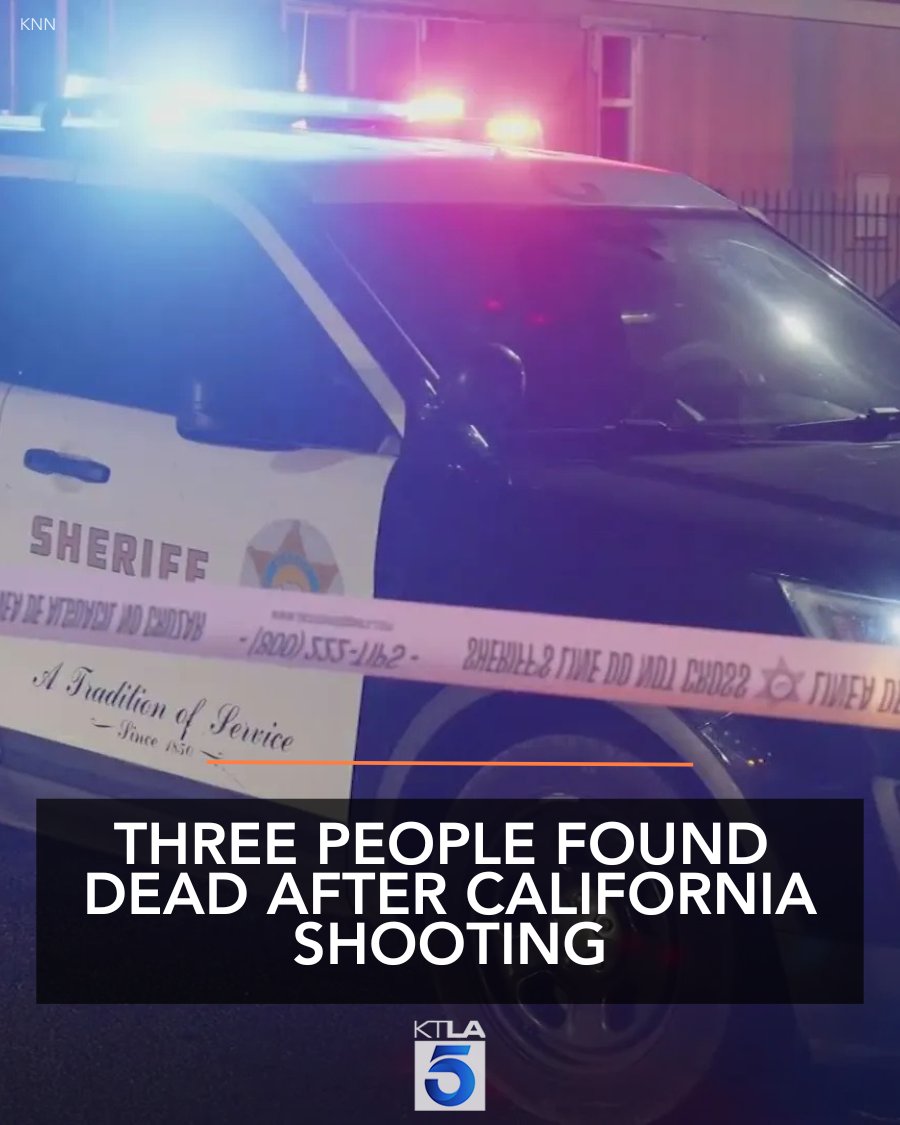 An investigation is underway by Los Angeles County Sheriff’s homicide detectives after three people were found shot to death in Lancaster.