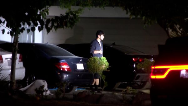 A man was arrested after an hours-long standoff in central Fresno, according to the Fresno Police Department