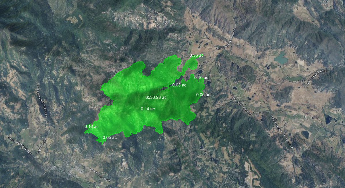 Another mapping late Saturday night of the PickettFire shows it has now burned 6,531 acres. The fire is 11 percent contained. Overnight there will be five night-flying helicopters supporting the engines, dozers and hand crews on the ground as they work to hold the fire within