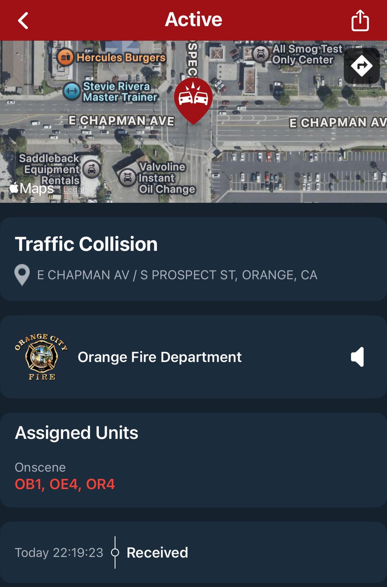 Orange city PD and Orange City Fire responded to a vehicle vs Pedestrian accident in the city of Orange. It appears as though and OCSD cruiser struck and killed a pedestrian.