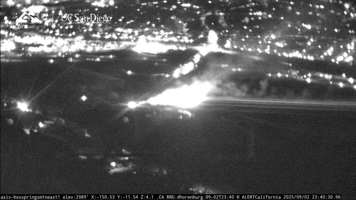 New Brush Fire Box Springs Road, Box Springs, Riverside County.1 acre, Slow Rate of Spread, Potential for 5 acres