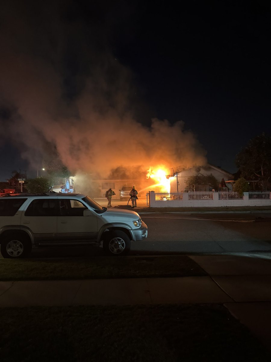 Crews worked quickly and in coordination to knock down the flames and prevent the fire from extending into the living space.No injuries were reported.The call came in at   9000 block of Tropic Dr.4 adults & 2 children displaced.Cause is under investigation
