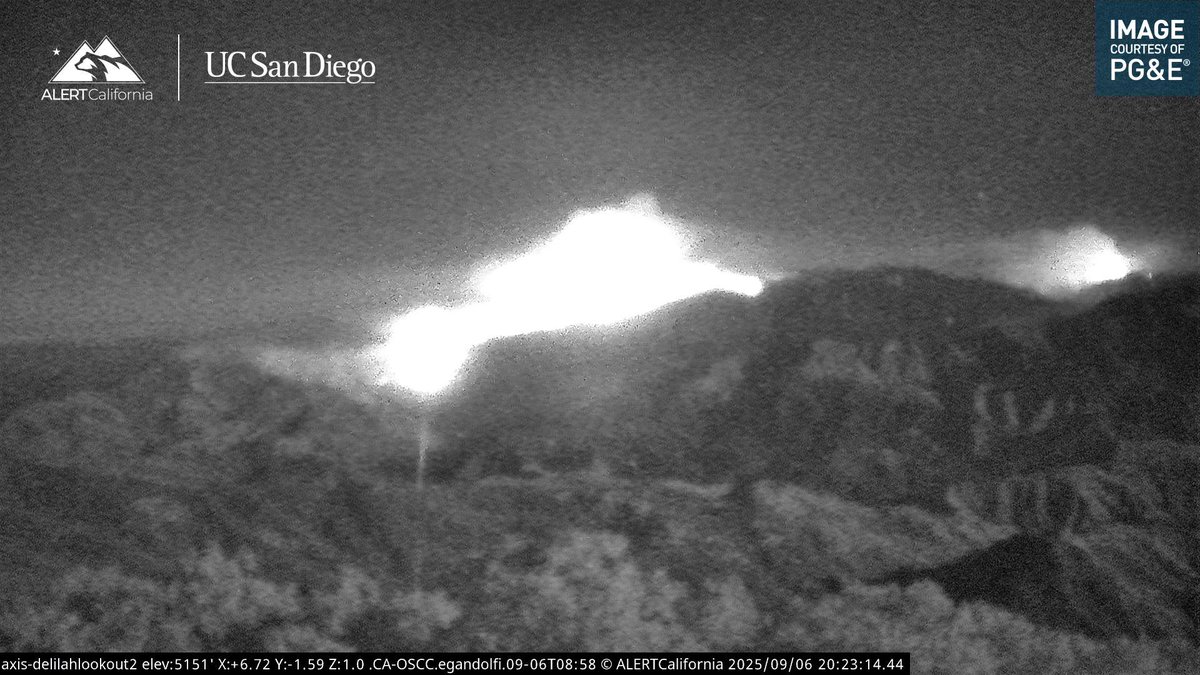 GarnetFire From Sierra National Forest the Fire remains East of Dinkey Creek burning at a low intensity right now, the Fire North of Indian Rock is burning towards Turtle Creek.Firing Operations will be conducted around Buck Meadowith House Meadow 