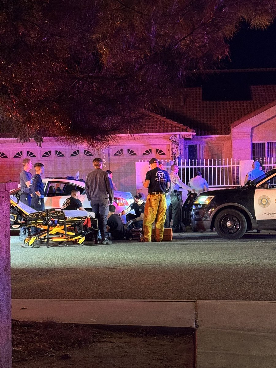 Palmdale Ca:  LASD & FD were dispatched to a stabbing call at a party located at 30 St East & E Avenue R-12.Once deputies arrived on scene they had 1 victim at the scene.They transported him to a local hospital