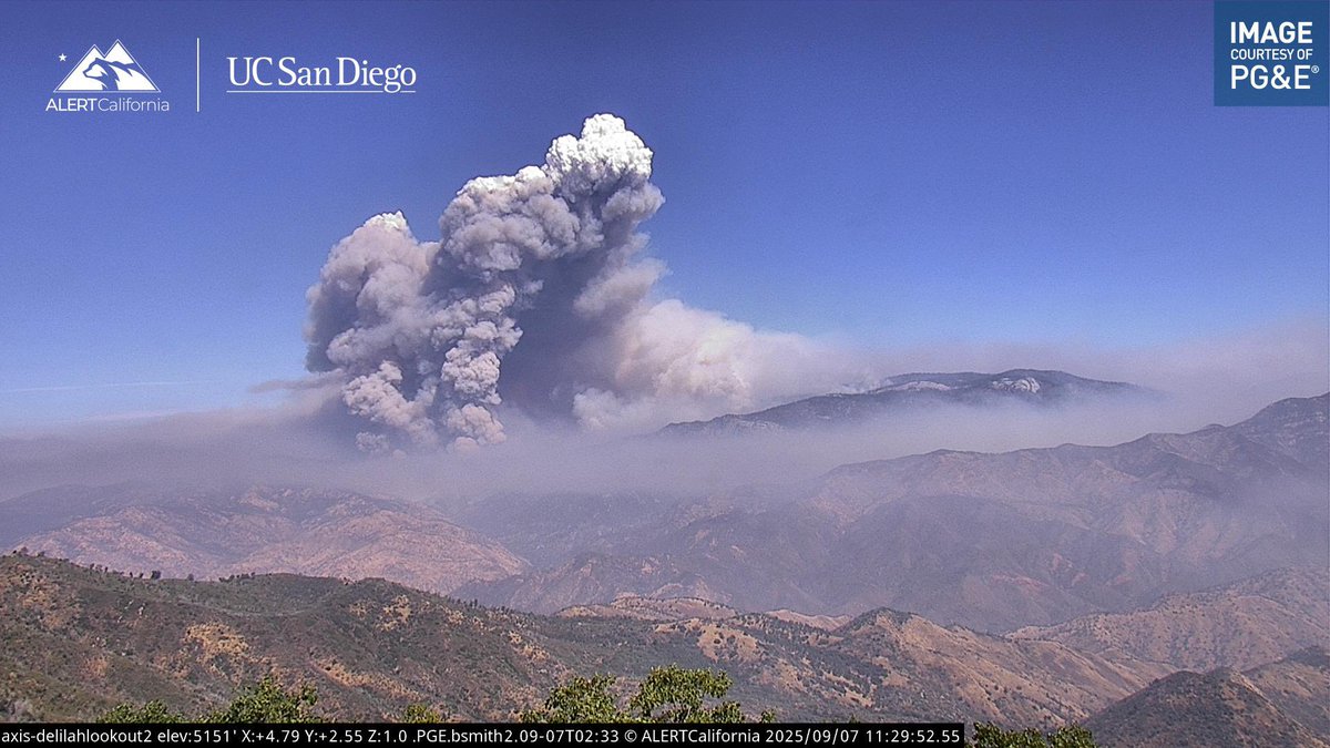 GarnetFire Air Attack 07 is Requesting a Lead Plane to the Fire.Helicopters are working around Rancheria Creek/Rodgers Ridge.Ground Crews are Disengaging and pulling back out into a Safe Zone. 