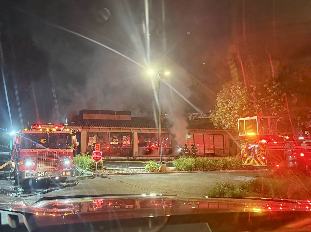 SJFD firefighters responded to reports of smoke from a commercial structure on the 7000 block of Santa Teresa Blvd. Upon arrival, heavy smoke was found coming from the Bonchon Restaurant and a second alarm was requested