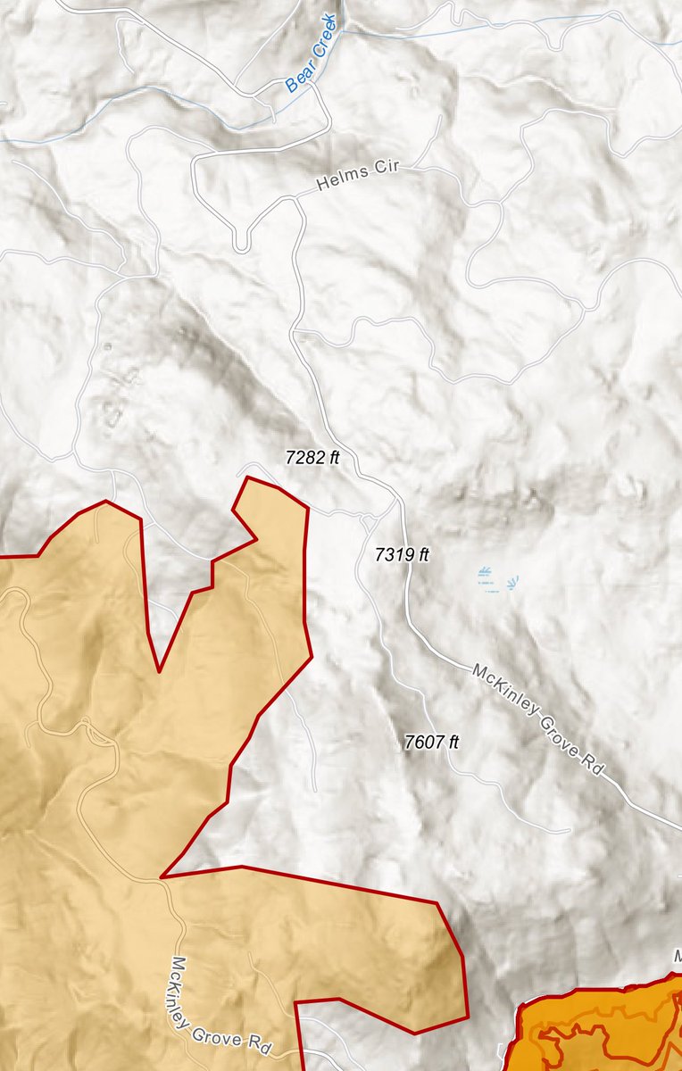 Fire Watch 51 has Mapped the GarnetFire at 53,352 acres.From Sierra National Forest they Reported it spotted across McKinley Grove Road