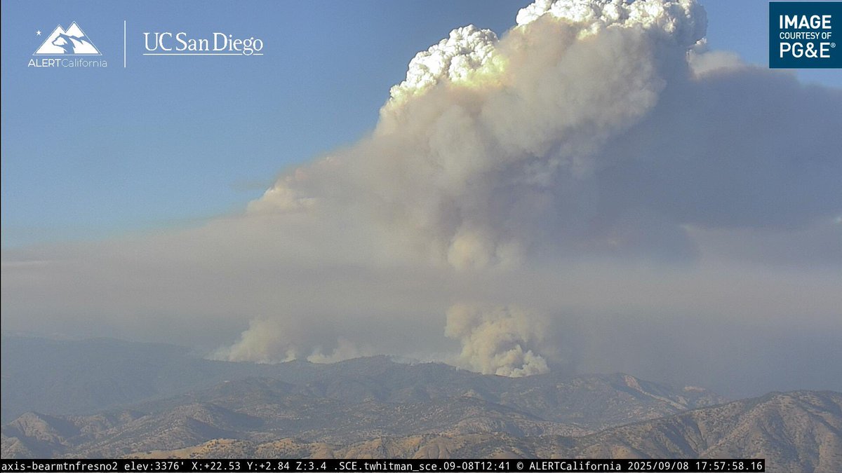 GarnetFire All Aircraft has been Released for the Night.From Sierra National Forest - When needed the (QRF) Quick Reaction Force is Available for Night Operations if Requested.The Fire is 54,924 acres mapped earlier by Cal Fire Intel 641