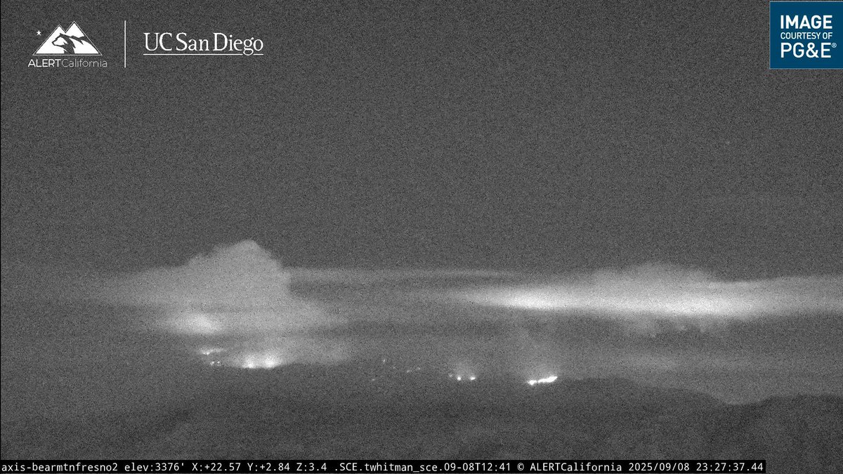 GarnetFire The 3 (QRF) Helitankers went back to Fresno Chandler Airport, the Low Visibility might be an issue due to the Inversion Layer, they made some drops along the Ridges cooling down slop overs.G 