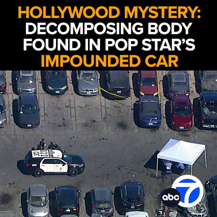 A decomposing body is discovered inside the front trunk of a Tesla impounded at a Hollywood tow yard. Eyewitness News has learned the car belongs to pop star D4VD. The musician is currently on tour.