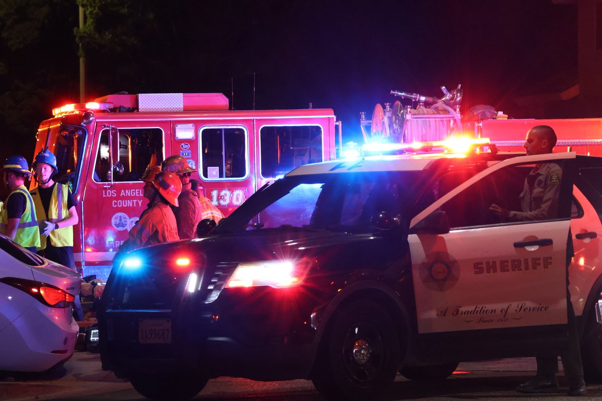 Avenue J and 40th Street West. two vehicle collision, one into brick wall..sheriff and FD enroute code 3: Quint 33 on scene,  no parties trapped,  requesting second ambulance