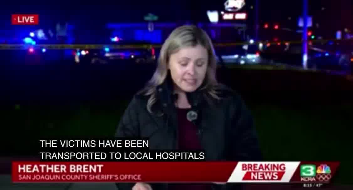 At least 4 dead, 10 injured after shooting at banquet hall in Stockton, California; suspect not in custody