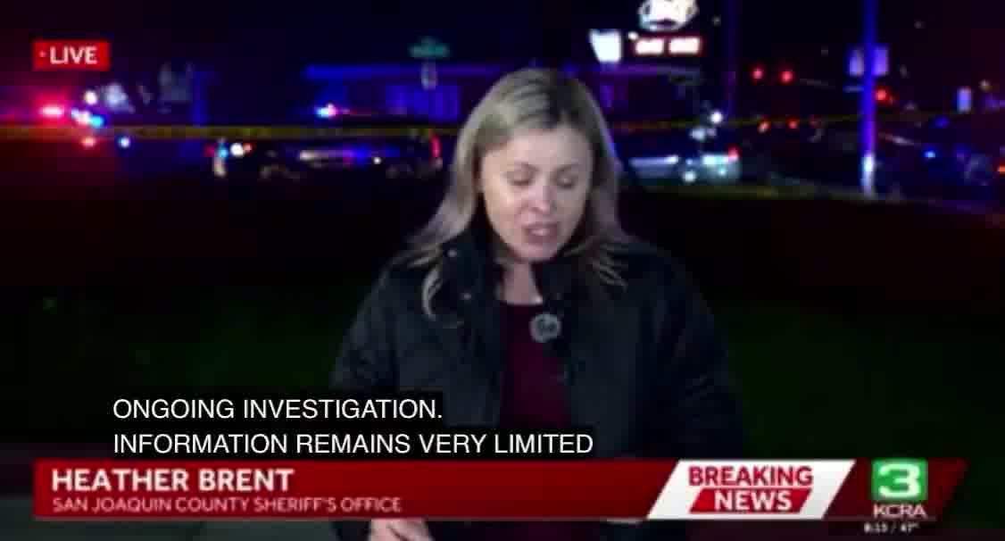 At least 4 dead, 10 injured after shooting at banquet hall in Stockton, California; suspect not in custody