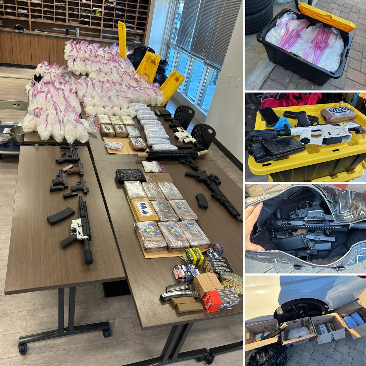 The Los Angeles County Sheriff’s Department Narcotics Bureau, along with DEA Los Angeles, and the Ventura County Sheriff’s Department, executed multiple search warrants across Los Angeles County and Ventura County as part of an investigation into a large-scale drug distributor