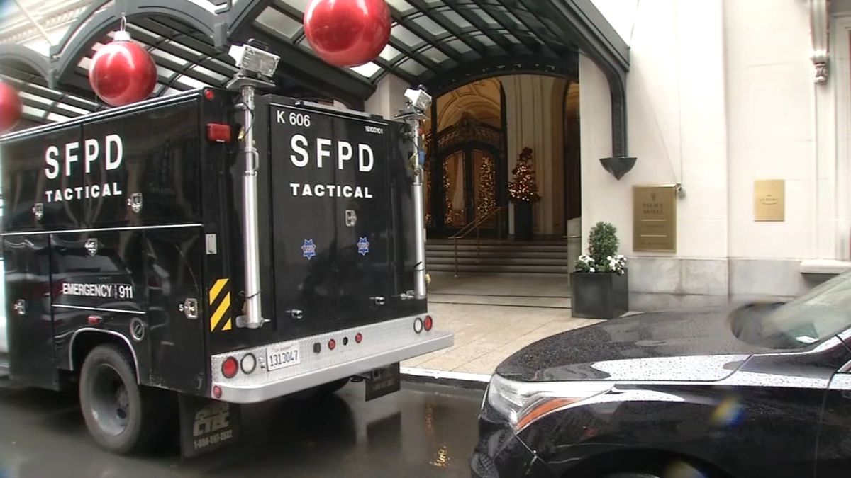 San Francisco police arrest shooting suspect after hours-long standoff at Palace Hotel