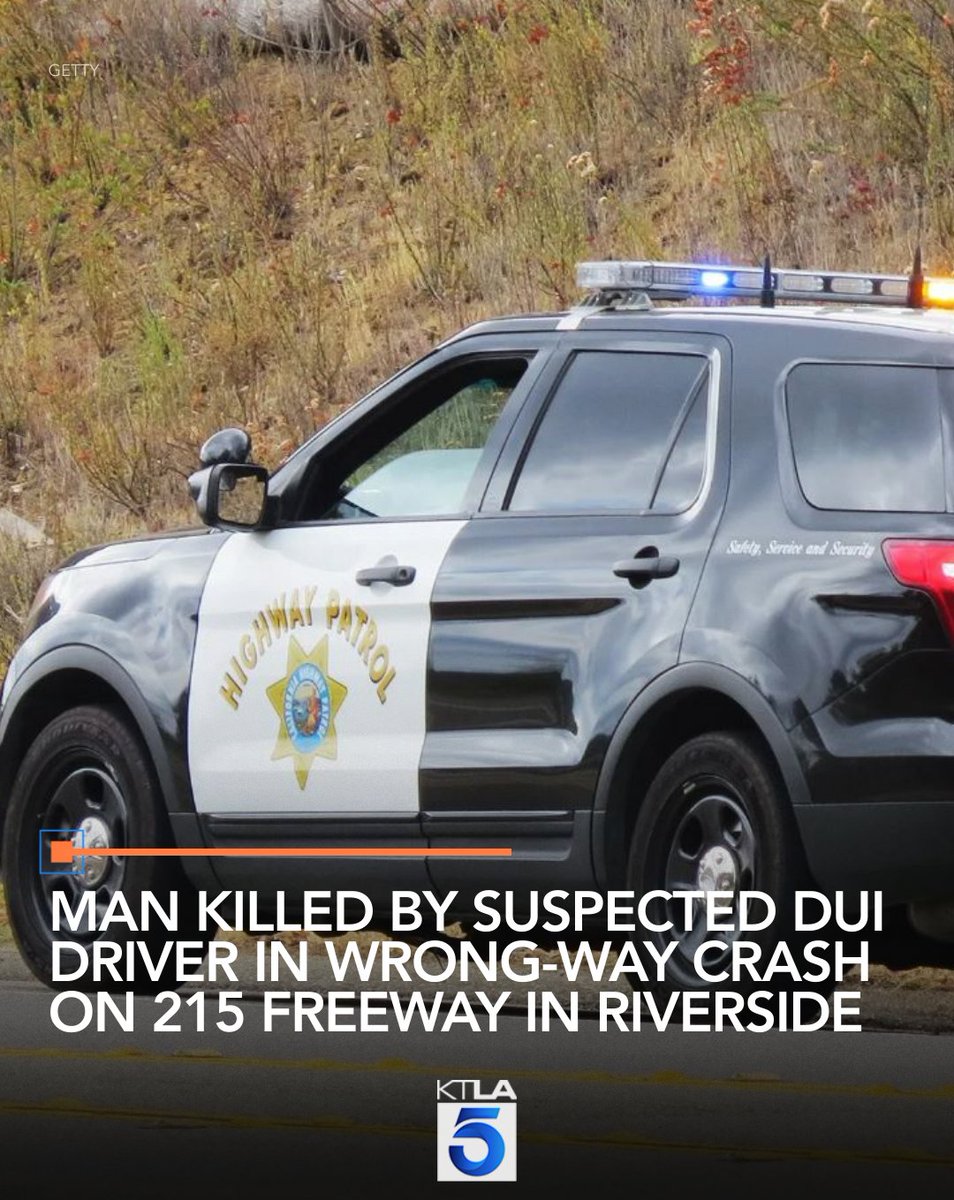 A man was killed after a wrong-way crash involving a suspected DUI driver in Riverside.