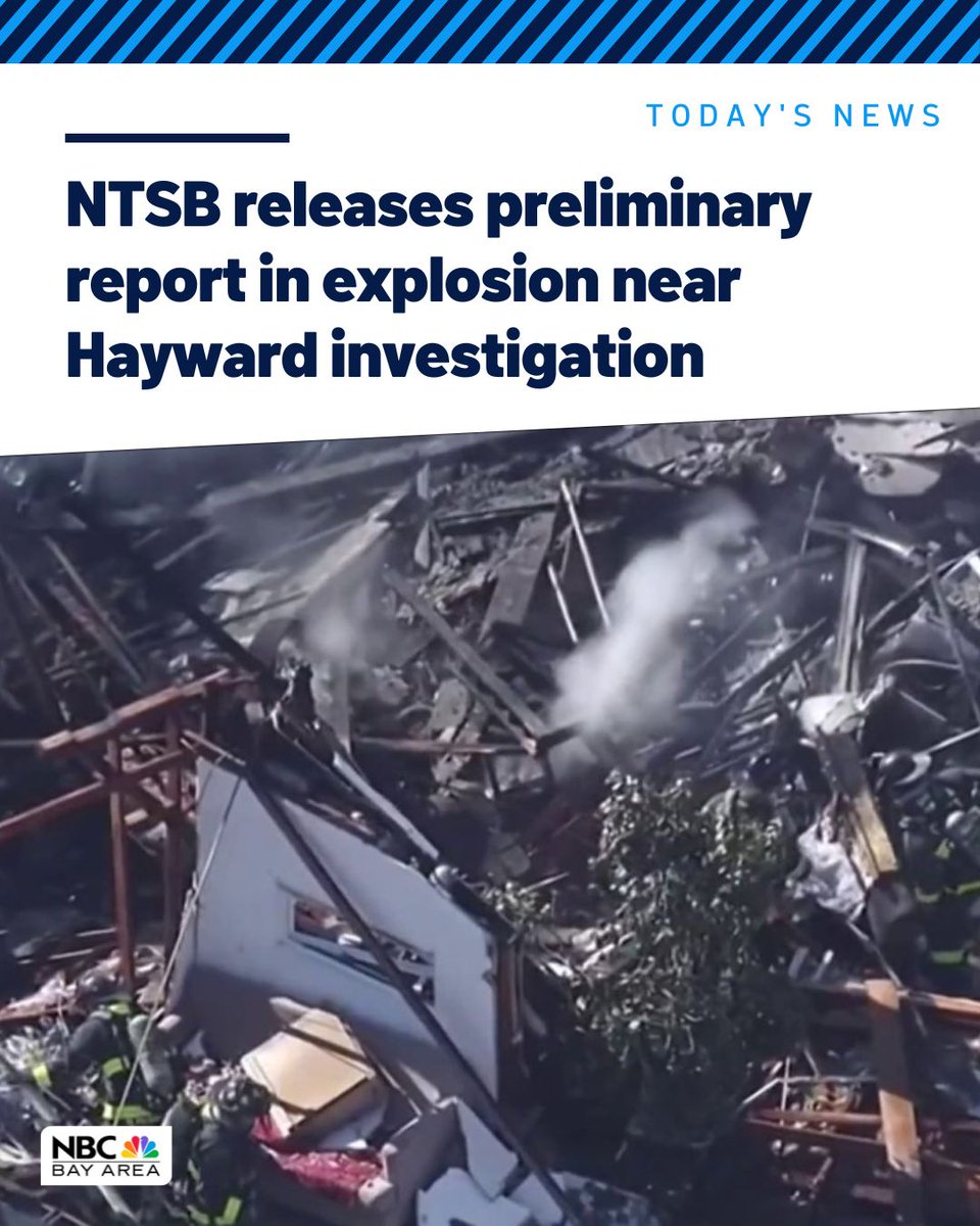 There are new details about the gas explosion near Hayward that started a fire