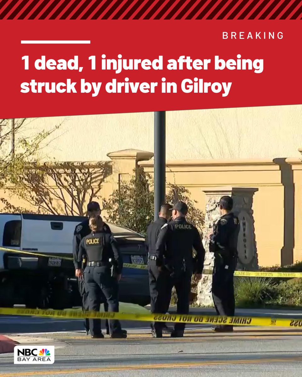 A teen driver struck two people in Gilroy, leaving one dead and the other seriously injured, police say