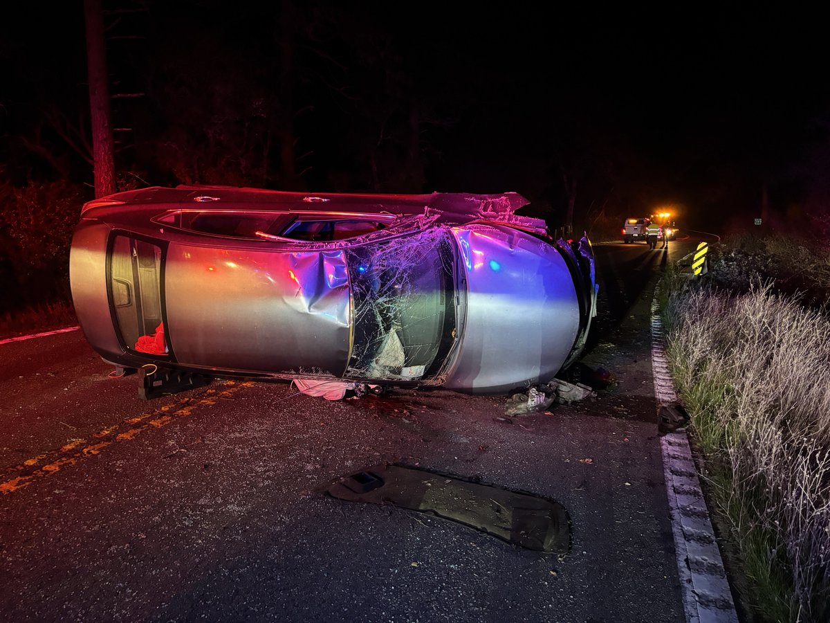 A man is dead after a rollover crash. this happend  off Willow Glen rd near Oregon House. CHP says the driver went across the lanes and hit a concrete culvert. The driver was not wearing a seat belt and died on scene