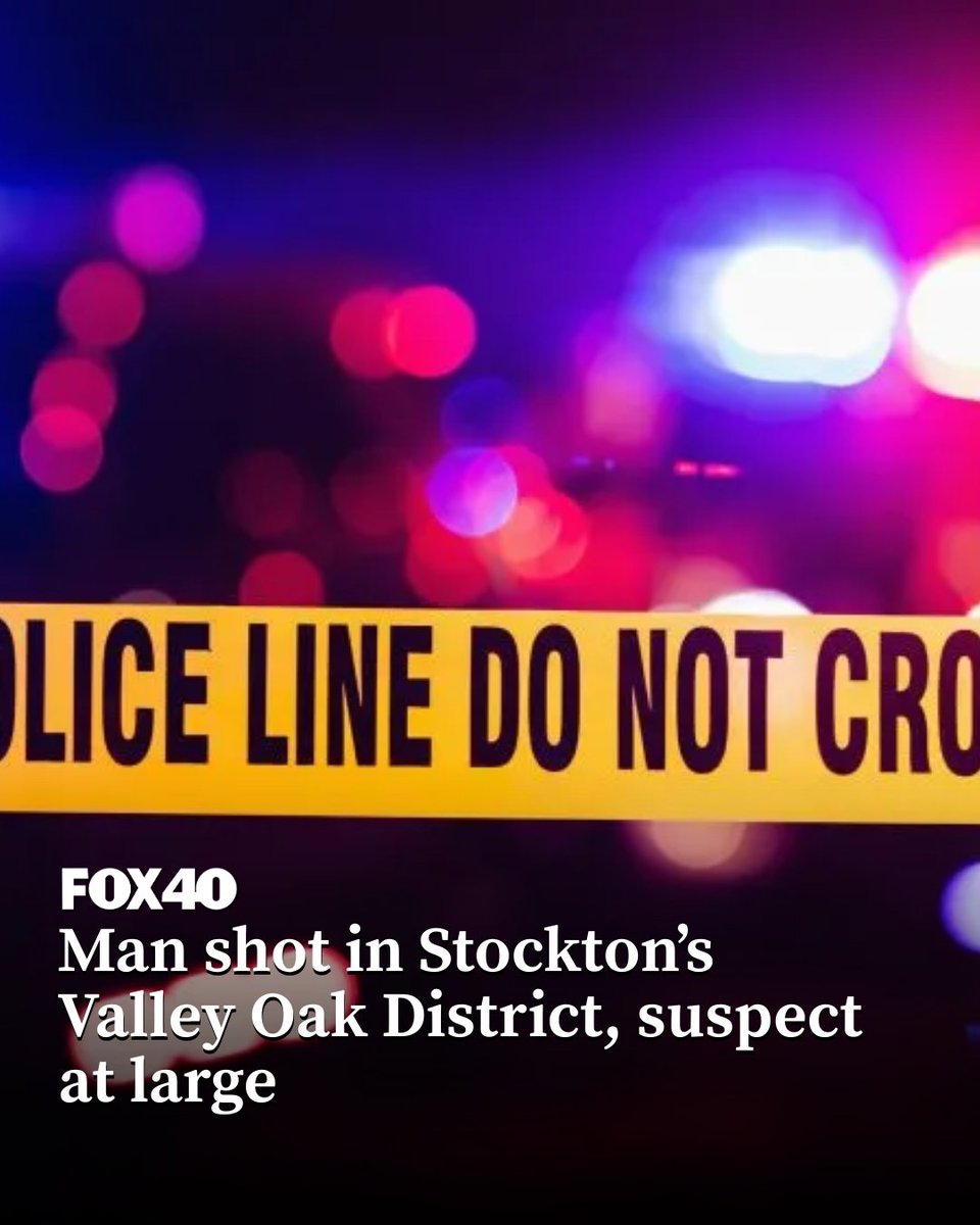 The Stockton Police Department is seeking an unknown suspect who shot a man in the Valley Oak District Monday night