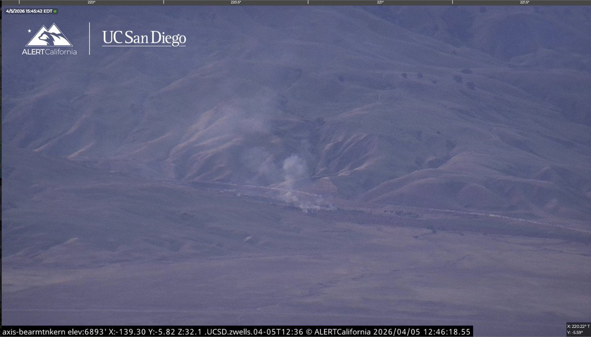 New start in Kern County, limited info as no units are on scene yet. This is the BumpFire located off I-5 and Grapevine Road