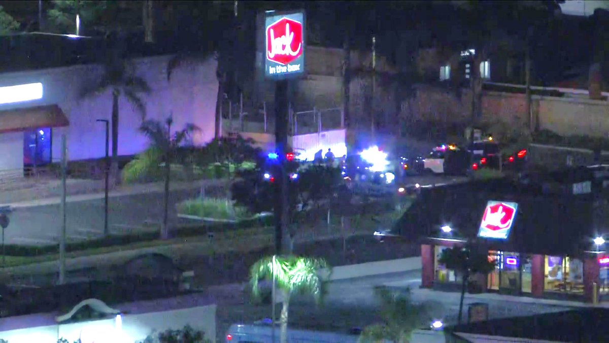 The male driver pulled over in a parking lot in Garden Grove and surrendered to officers.