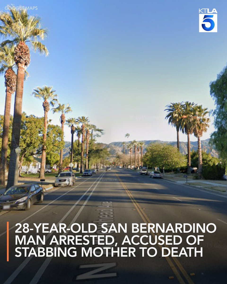 A 28-year-old San Bernardino man was arrested after his mother was found stabbed to death