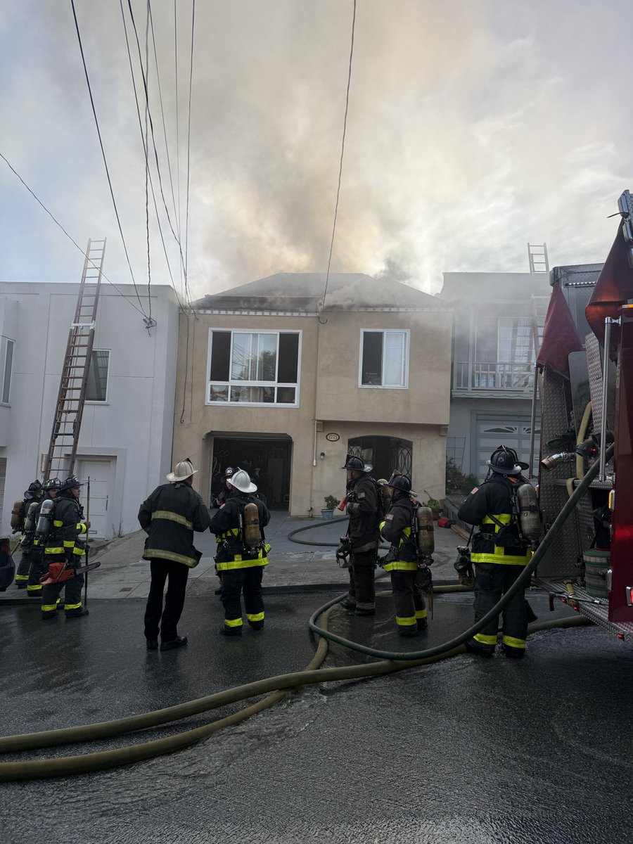 1 - ALARM FIRE San Francisco Fire is on the scene of a 1-alarm structure fire in the 1700 block of 31st Ave. Initial reports fire in the attic. This was a building under construction. Fire contained to the roof of one building. 