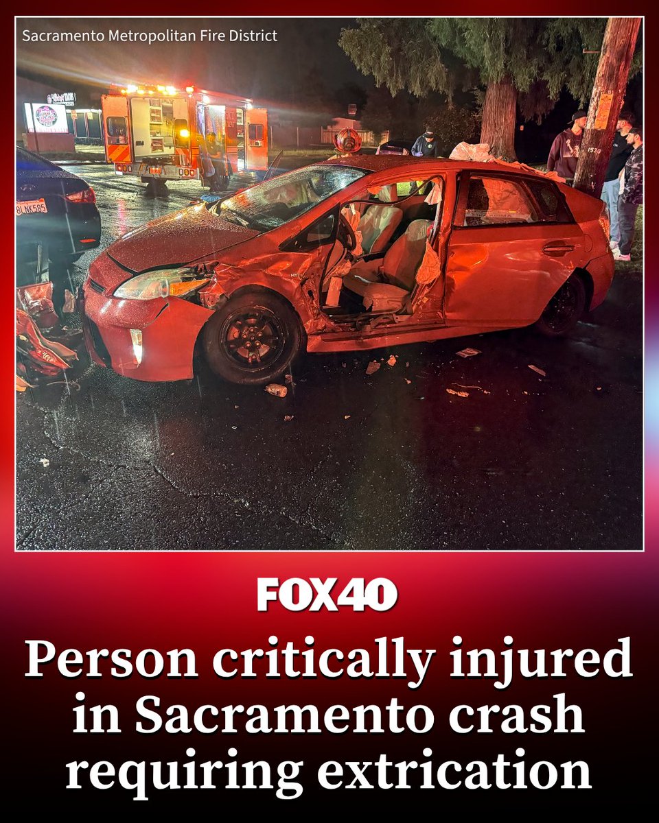 One person was critically injured and three others suffered minor injuries in a two-vehicle crash Monday night.