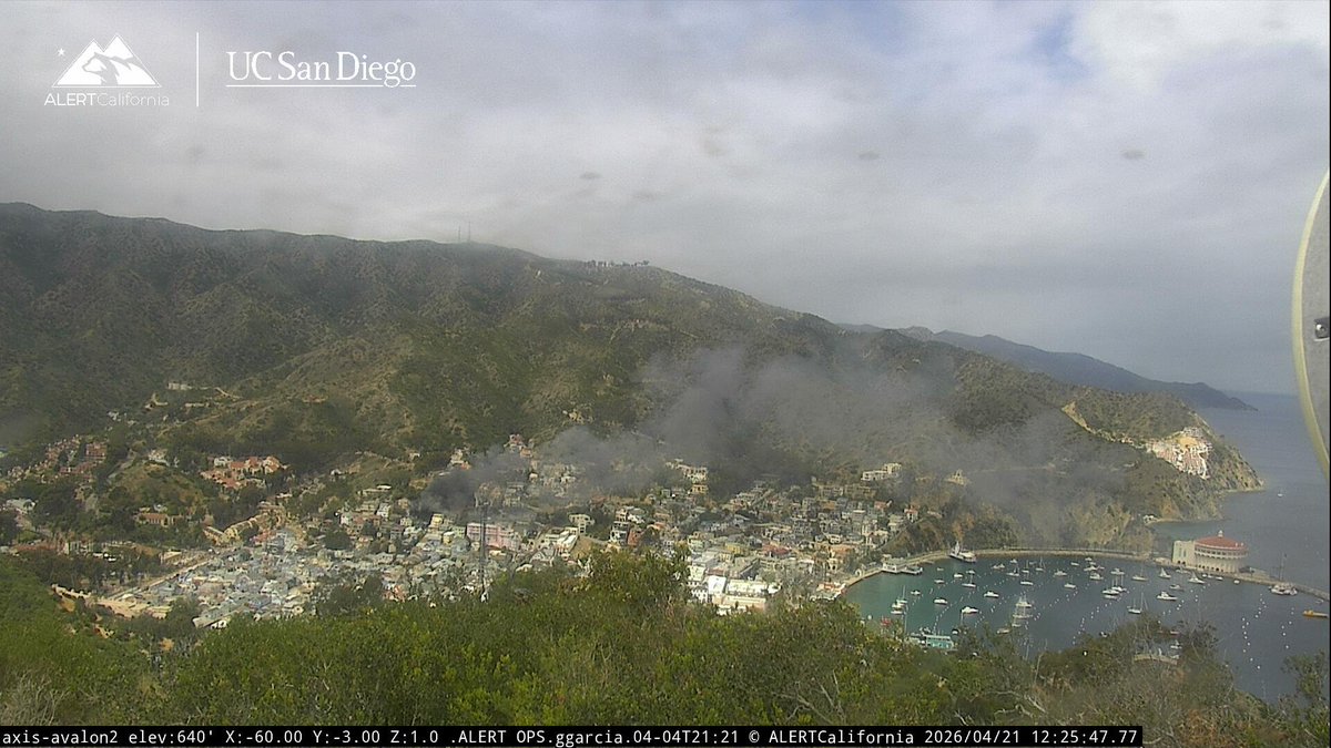 AvalonFF 2295 A very rare structure fire in Avalon at 335 Metropole Ave. Santa Catalina Island