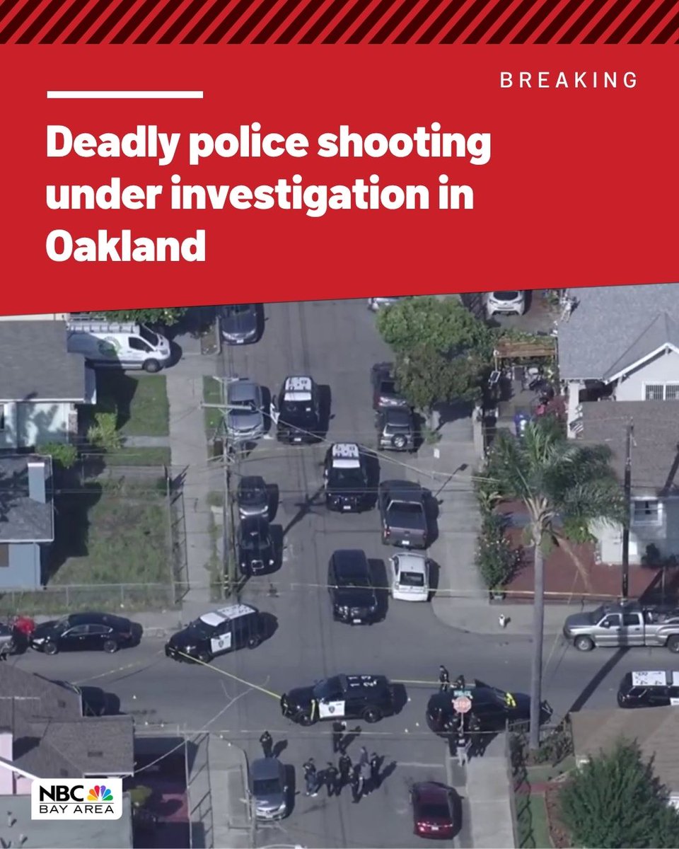 A deadly police shooting is under investigation in Oakland