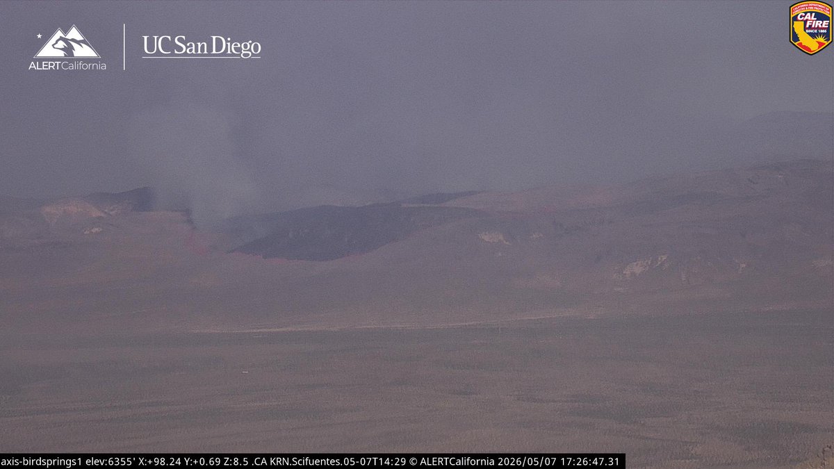 CanyonFire The Fire is 2,000 acres, 0% containment. All Aircraft will be working for awhile still before getting released for the Evening Later.CanyonFire Aircraft Assisting. Air Attack 110, Lead Bravo 55.  