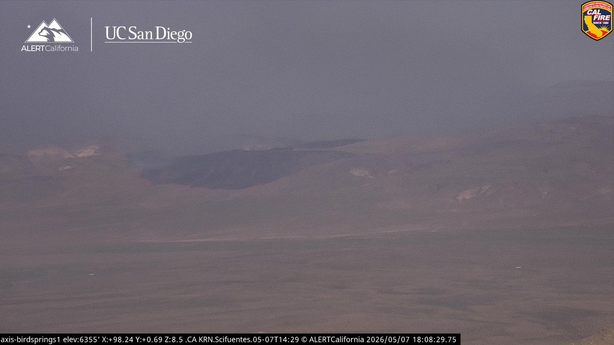 The CanyonFire was mapped at 2,038 acres by the (NIFC), 20% Containment. Just a bit ago a Kern County Sheriffs Helicopter just flew into the Incident.CanyonFire The Fire is 2,000 acres, 0% containment.  