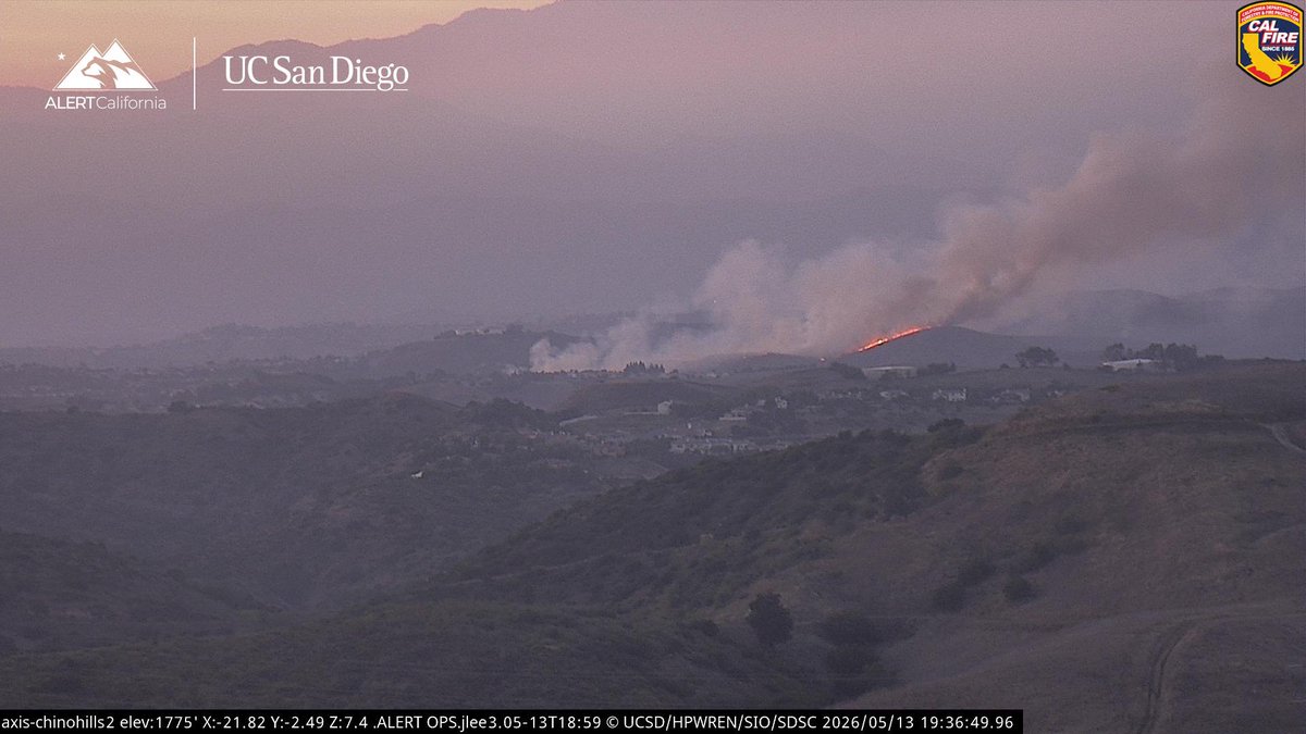 GrandFire This is now a 2nd Alarm Brush Fire, it is Late for Fixed Wing Air Tankers to Fly so Rotor Wing Helicopters will be working the Fire. OES Intel 24 is overhead Mapping, the Fire is on Both sides of Grand Avenue 