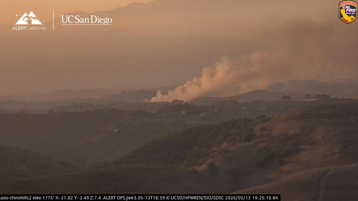 GrandFire This is now a 2nd Alarm Brush Fire, it is Late for Fixed Wing Air Tankers to Fly so Rotor Wing Helicopters will be working the Fire. OES Intel 24 is overhead Mapping, the Fire is on Both sides of Grand Avenue 