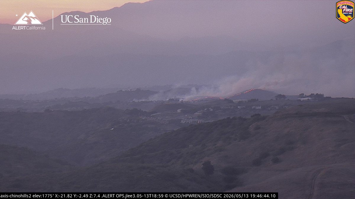 GrandFire Aircraft Assisting. LACoFD Copters 11, 22, Helitanker 55. CalFire Copter 601. No Additional s at this Time, likely 19 acres, with an earlier Potential of 100-200 acres.OES Intel 24 has Mapped the GrandFire at 19.3 acres