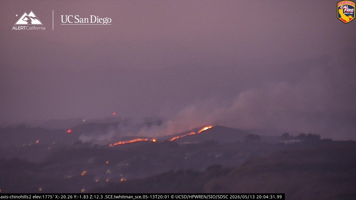 GrandFire Aircraft Assisting. LACoFD Copters 11, 22, Helitanker 55. CalFire Copter 601. No Additional s at this Time, likely 19 acres, with an earlier Potential of 100-200 acres.OES Intel 24 has Mapped the GrandFire at 19.3 acres 