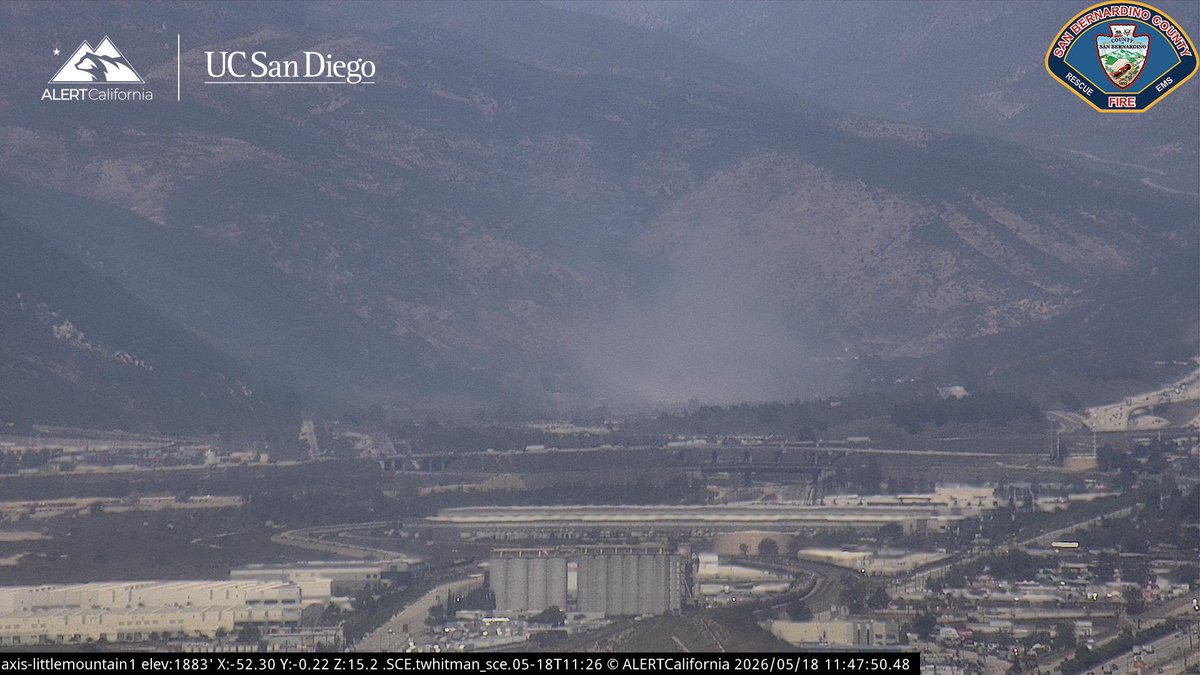The CajonFire is 10-15 acres, Moderate Rate of Spread from Cal Fire BDU, Good Progress is being made with Air and Ground Resources. Air Attack 330 and Copter 601 is assisting.CajonFire Keenbrook The fire has jumped the train tracks to the southwest.