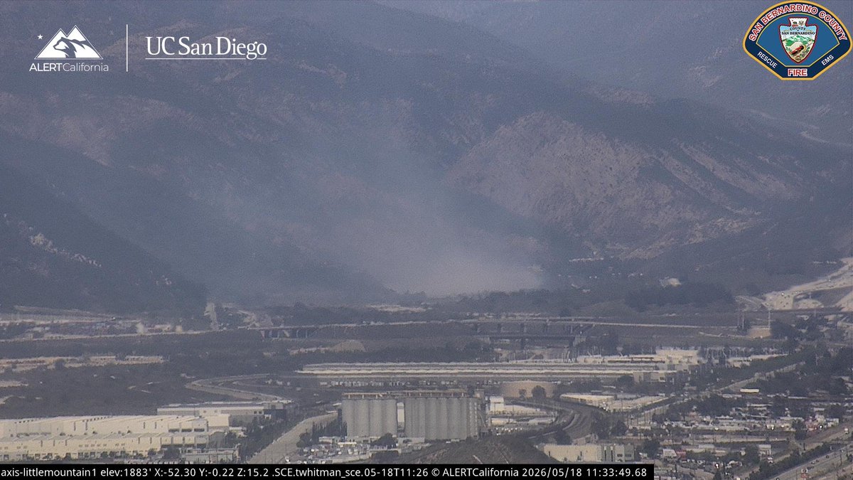 The CajonFire is 10-15 acres, Moderate Rate of Spread from Cal Fire BDU, Good Progress is being made with Air and Ground Resources. Air Attack 330 and Copter 601 is assisting.CajonFire Keenbrook The fire has jumped the train tracks to the southwest.