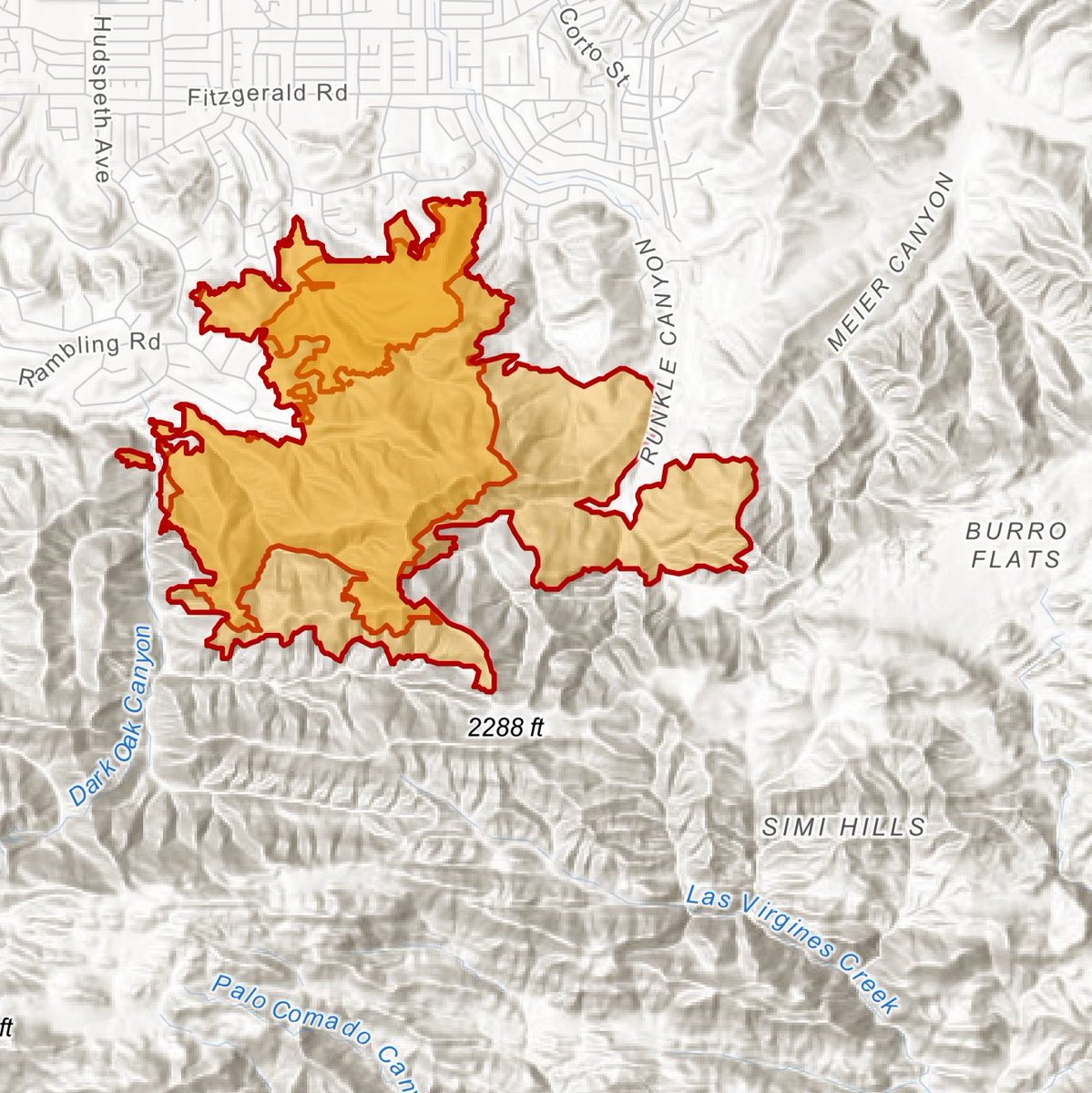 SandyFire Here’s a view of Mapped Perimeter 1,364 acres, at 6:56 PM. Haven’t heard much Radio Traffic except from Aircraft and Resources being Requested, Evacuation Orders and Warnings remain the same this Evening. An Intel Flight will map the Fire again tomorrow Morning. 